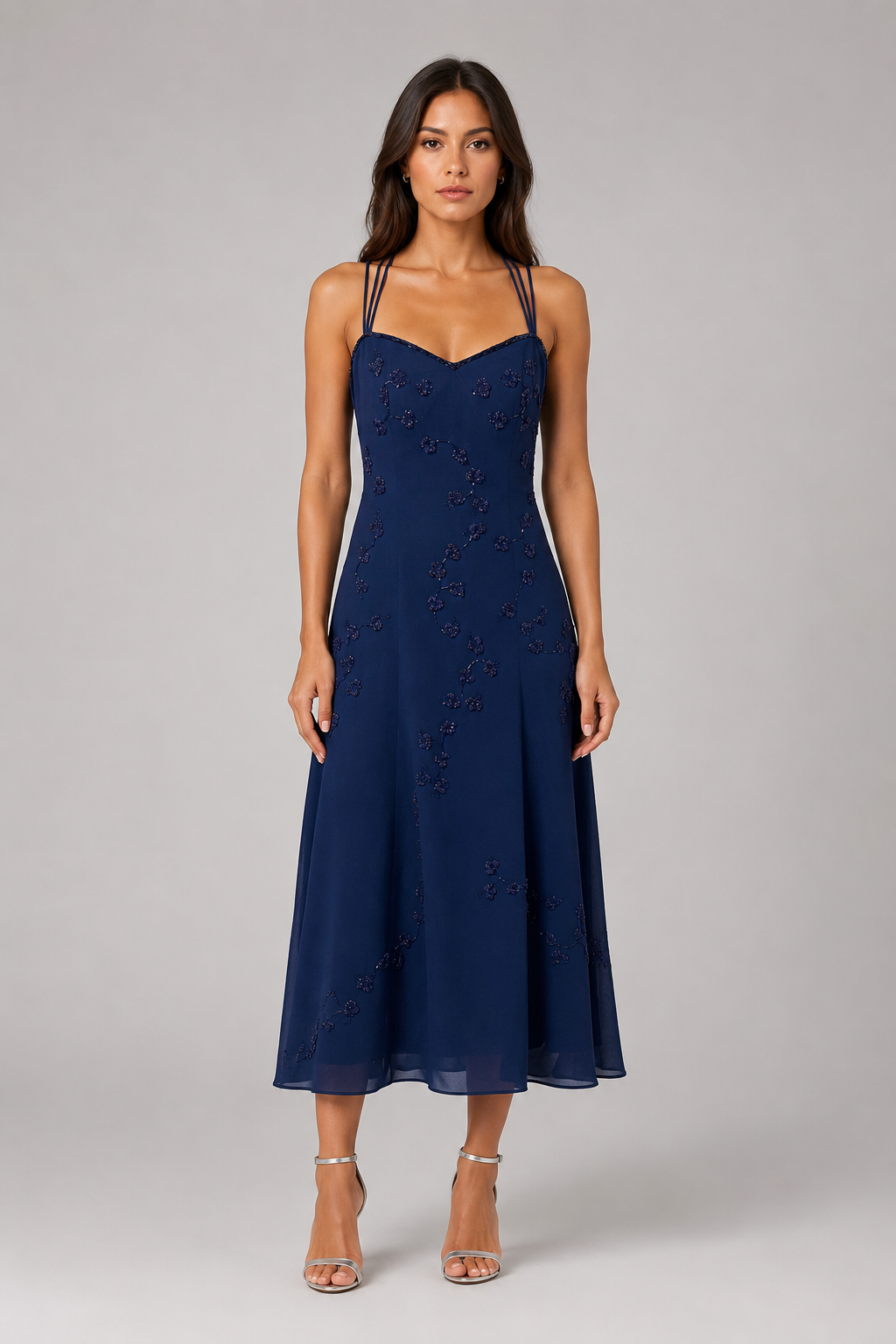 Vestido Azul Marinho