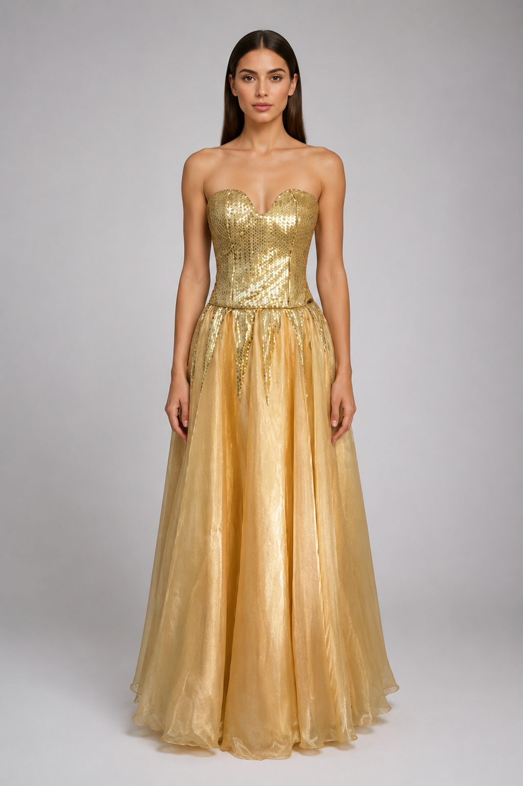 Vestido dourado