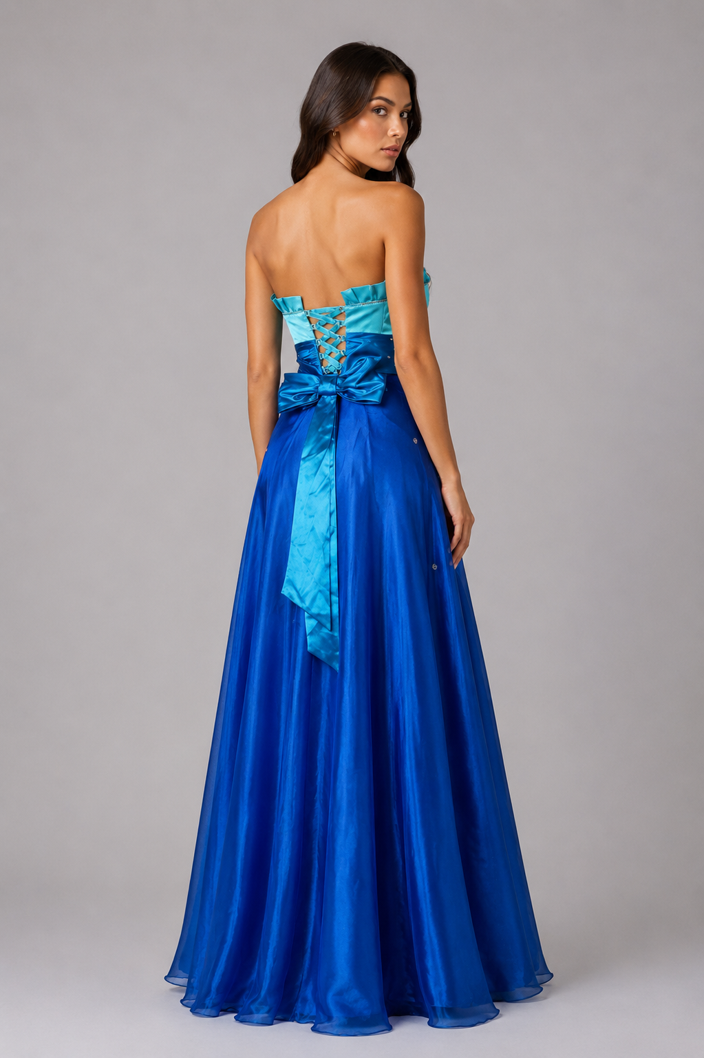 Vestido Azul Debutante