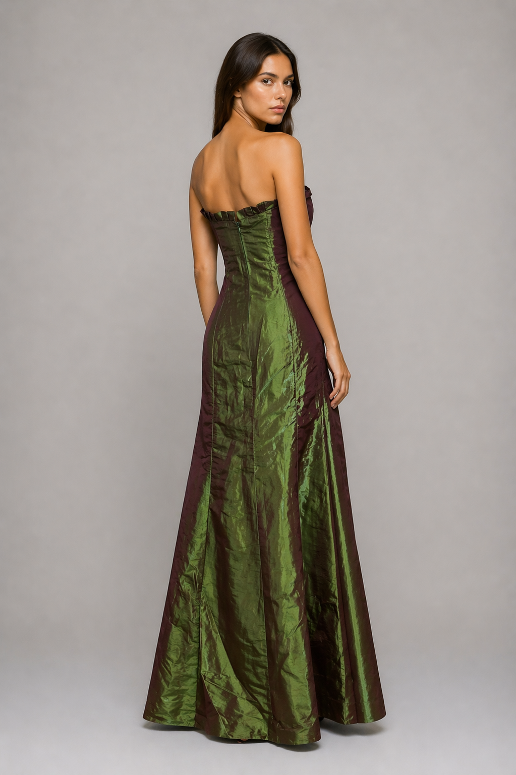 Vestido tafetá