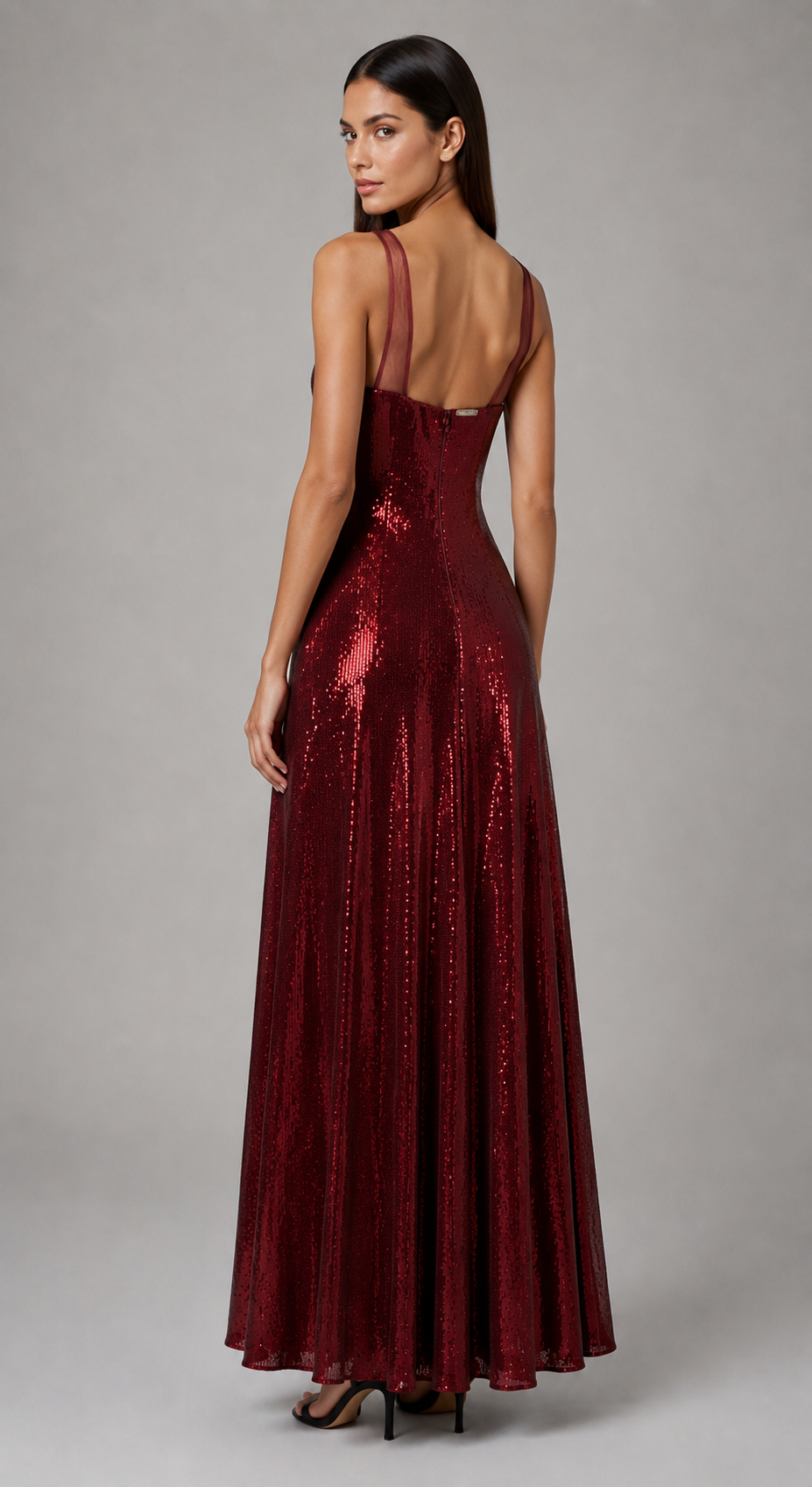 Vestido vinho