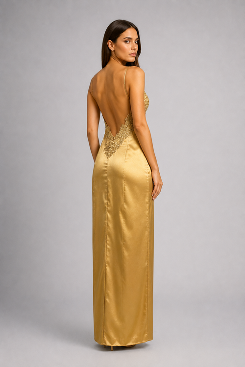 Vestido dourado