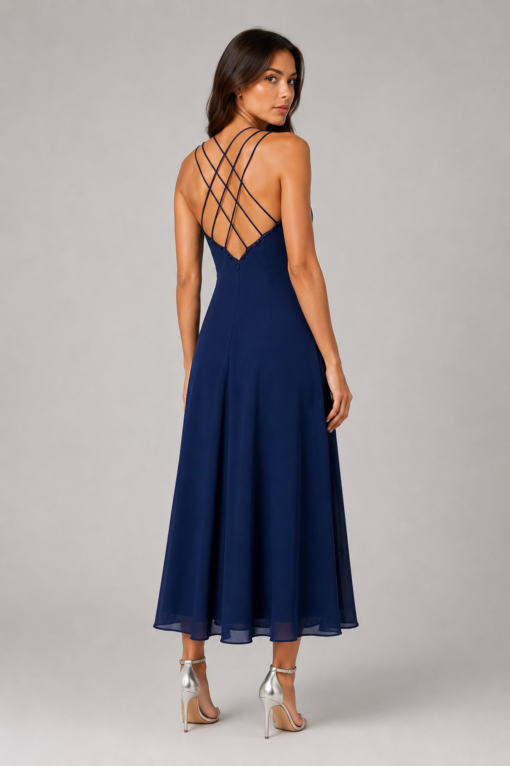 Vestido Azul Marinho