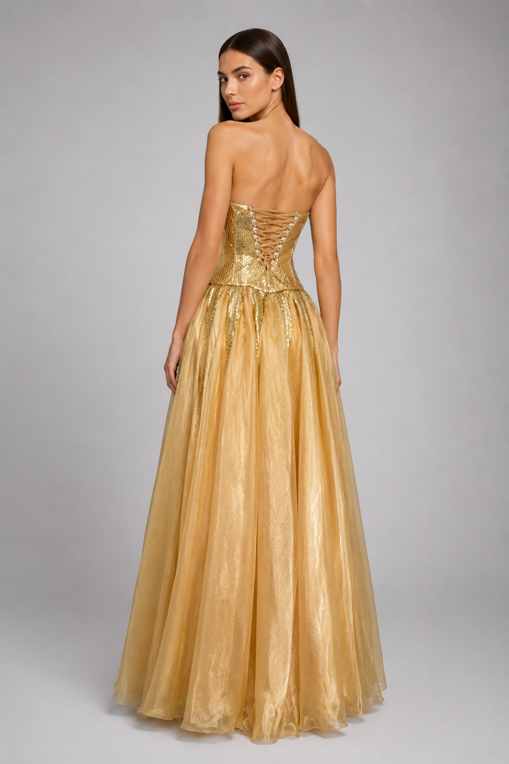 Vestido dourado